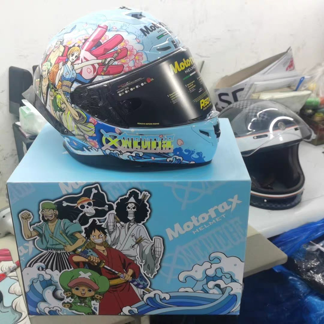 This helmet captures the magic of One Piece. If you're looking for more One Piece merch, we have it all! Check out our anime merch now—free shipping!