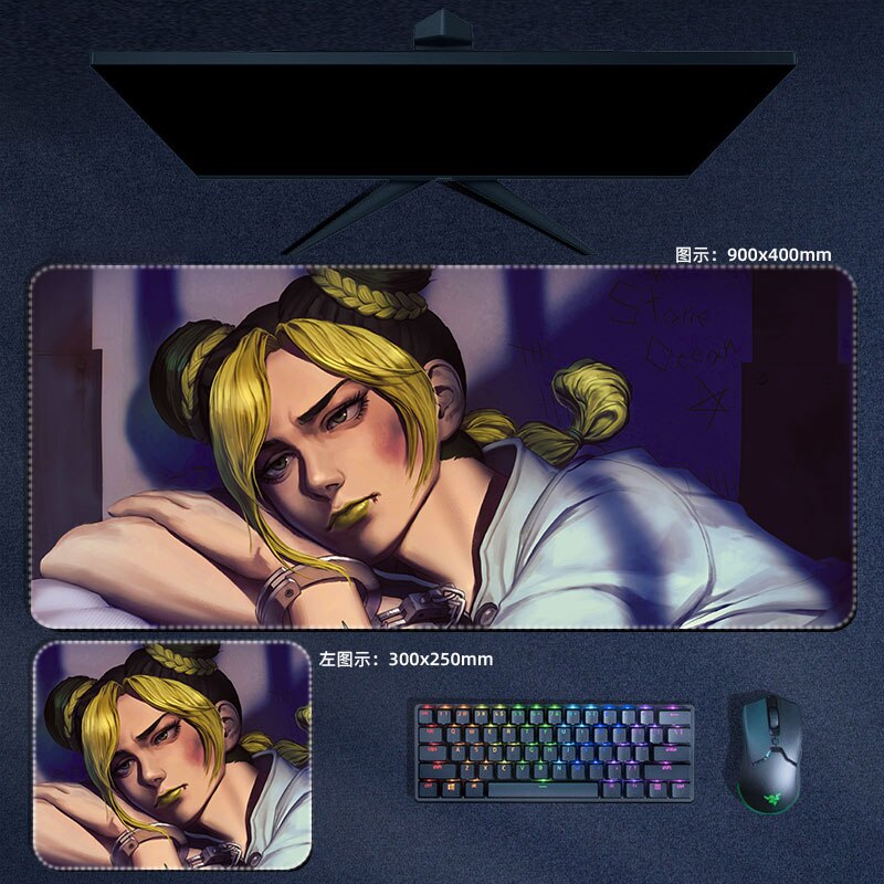 This mousepad captures the magic of JoJo's Bizarre Adventure. Want more merch? We’ve got it all—check out our anime store now with free shipping!