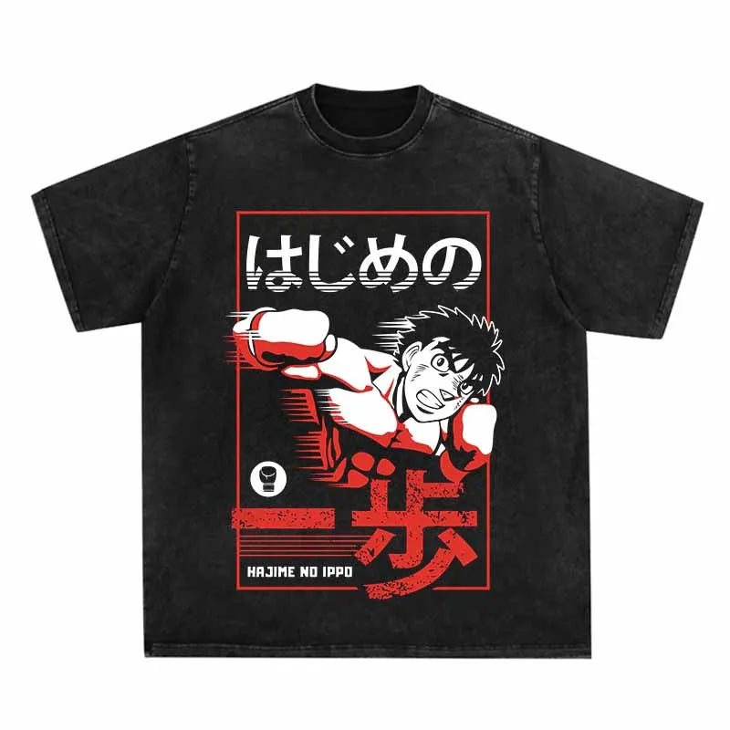 This tees captures the magic of Hajime no Ippo. If you're looking for more Hajime no Ippo merch, we have it all! Check out our anime merch now—free shipping!
