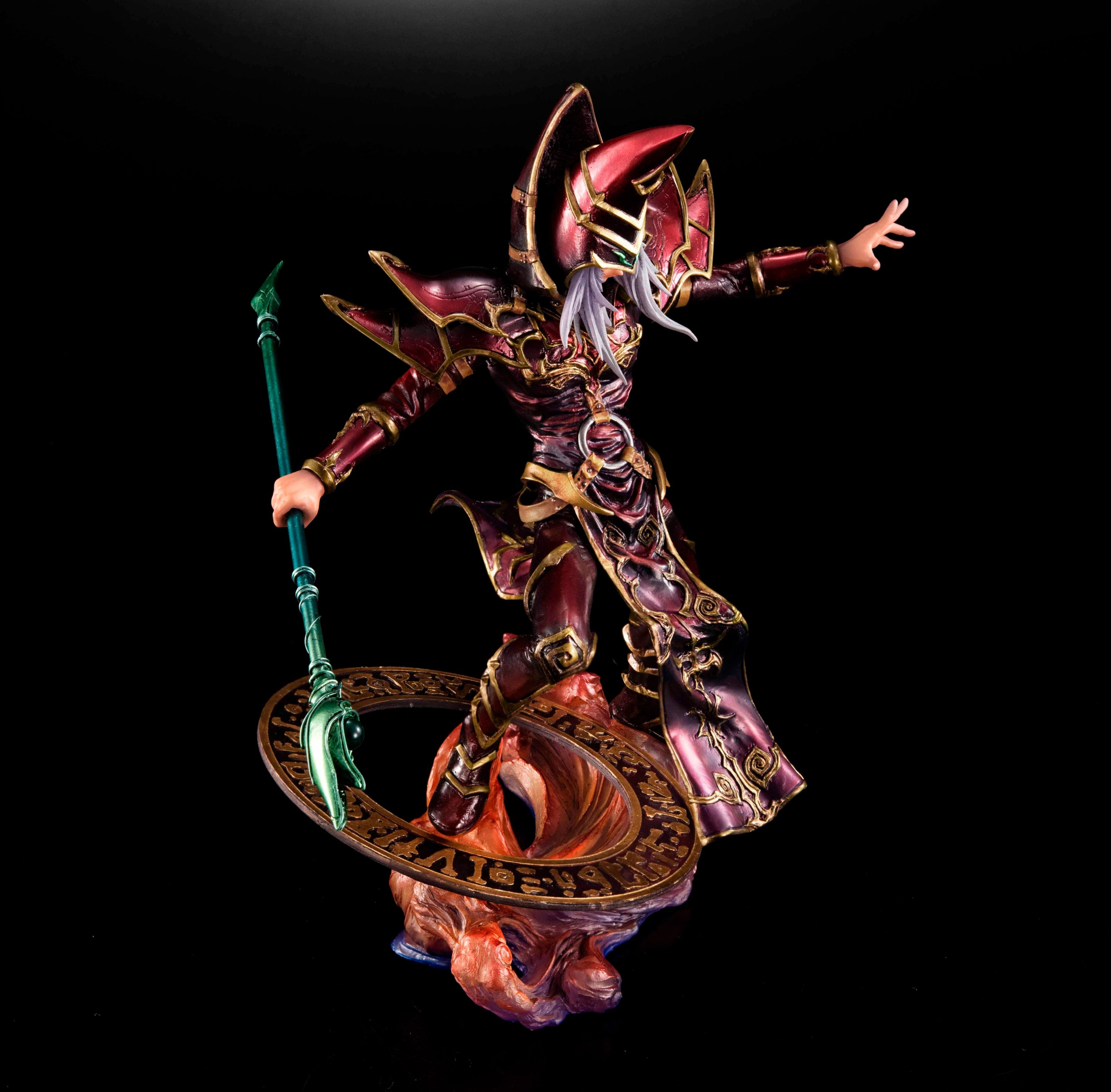 This figurine captures the magic of Black Magician. If you're looking for more Yu-Gi-Oh merch, we have it all! Check out our anime merch now—free shipping!