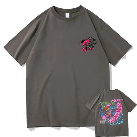This shirt embodies the spirit of adventure in the world of Chainsaw Man. If you are looking for more Chainsaw Man, We have it all!| Check out all our Anime Merch now!