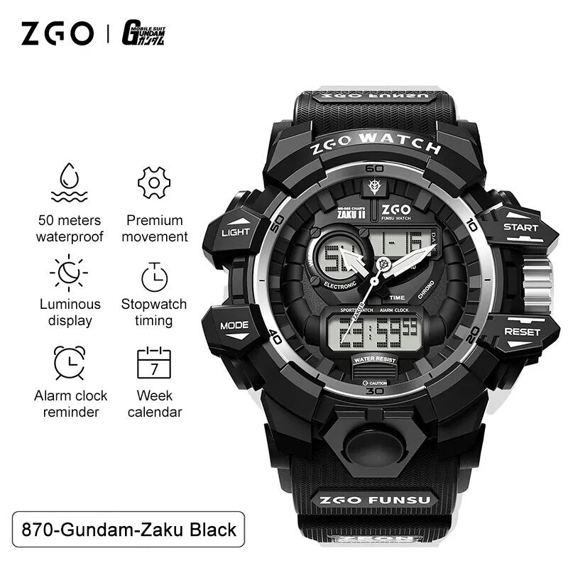 This watch captures the magic of Gundam. If you're looking for more Gundam merch, we have it all! Check out our anime merch now—free shipping!