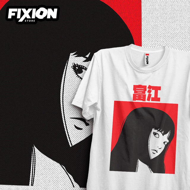 Here at Everythinganimee we have the best anime shirts in the world.
Embrace the eerie allure of Junji Ito’s masterpiece with this Tomie Enigmatic Tee, capturing the haunting beauty and mystery of Tomie.