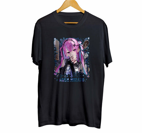 Here at Everythinganimee we have the best anime shirts in the world.
Celebrate the charm of Aqua Minato with this beautifully illustrated tee featuring her adorable maid persona. With striking colors and intricate details, this shirt captures Aqua’s playful yet elegant demeanor.