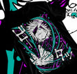 Here at Everythinganimee we only have the best shirts in the world! Step into the world of Jujutsu Kaisen with the Limitless Gojo Tee, featuring a mesmerizing design of the fan-favorite sorcerer, Satoru Gojo. This shirt captures his powerful and confident aura, making it a must-have for every anime enthusiast.