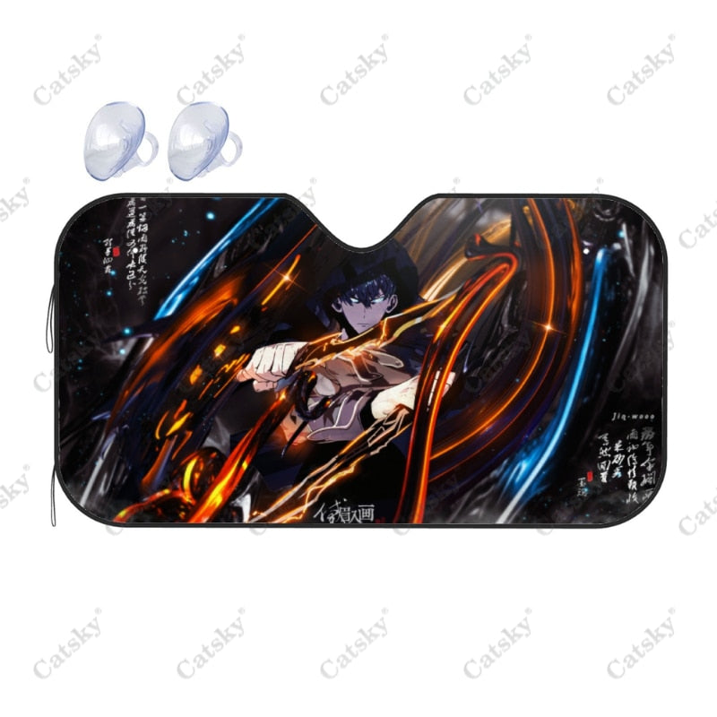 Solo Leveling Car Windshield Cover