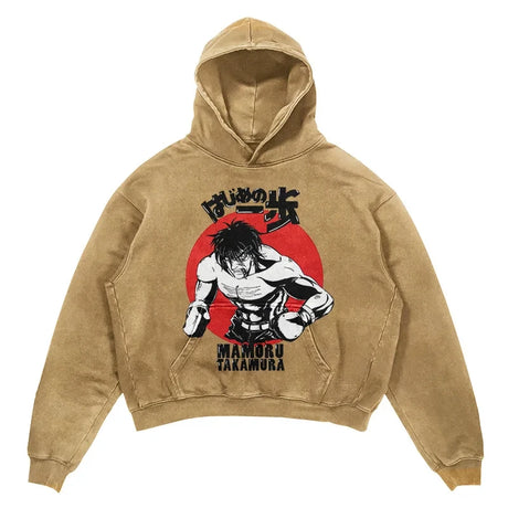 Sport this hoodie's striking graphics that pay tribute to 'Hajime no Ippo's' resilient essence. If you are looking for more Hajime no Ippo Merch, We have it all! | Check out all our Anime Merch now!