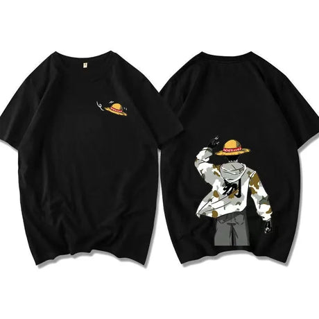 This tee captures the magic of Monkey D. Luffy. If you're looking for more One Piece merch, we have it all! Check out our anime merch now—free shipping!
