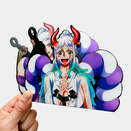This captivating sticker is a treasure, bringing the spirit of Yamato to life. | If you are looking for more One Piece Merch, We have it all!| Check out all our Anime Merch now!