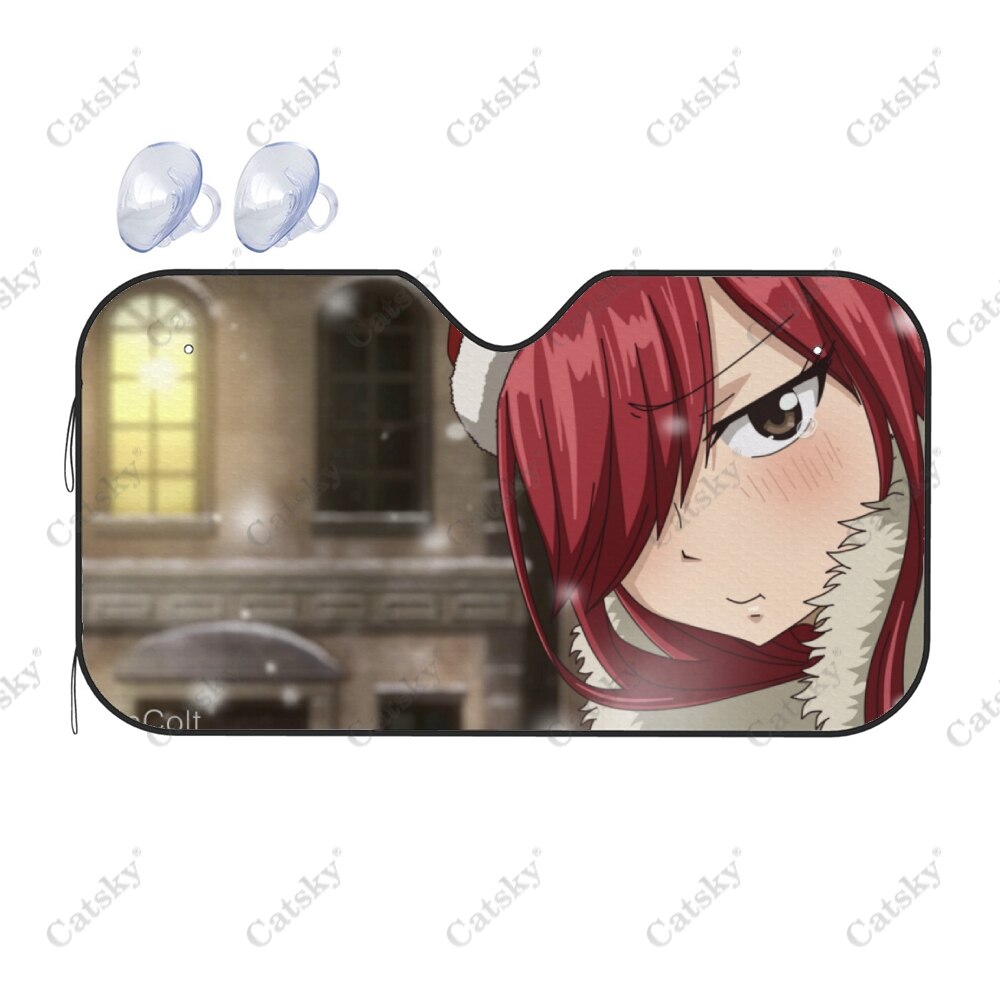 Erza Scarlet Fairy Tail Car Sun Visor