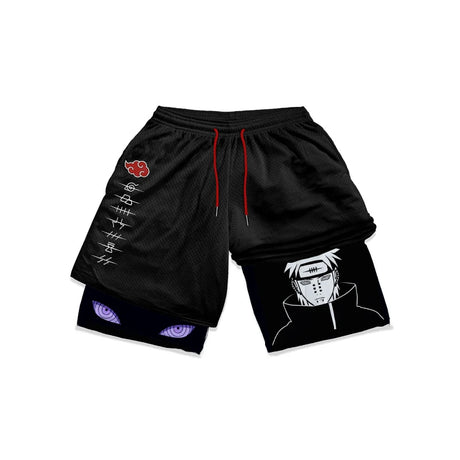 These shorts embody the raw power and iconic style of the Akatsuki's fearsome leader, Pain. If you are looking for more Naruto Merch, We have it all! | Check out all our Anime Merch now.