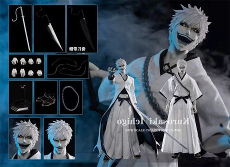 This figurine captures the magic of Ichigo's Hollow. If you're looking for more Bleach merch, we have it all! Check out our anime merch now—free shipping!