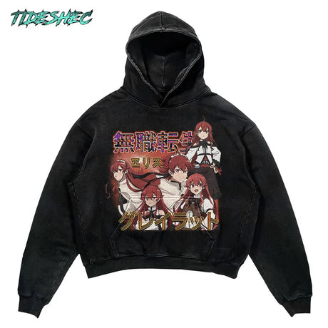 Our hoodies honor the intricate narrative and engaging characters of the show. | If you are looking for more Mushoku Tensei Merch, We have it all! | Check out all our Anime Merch now!