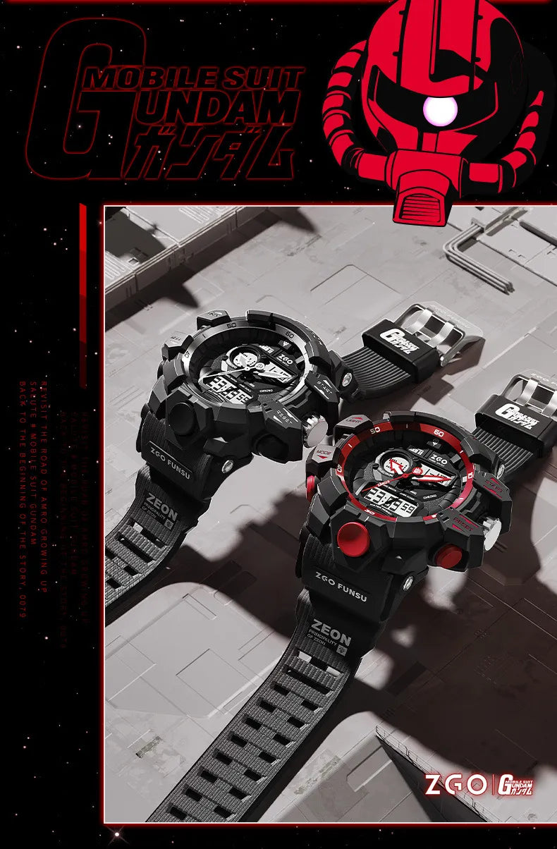 This watch captures the magic of Gundam. If you're looking for more Gundam merch, we have it all! Check out our anime merch now—free shipping!