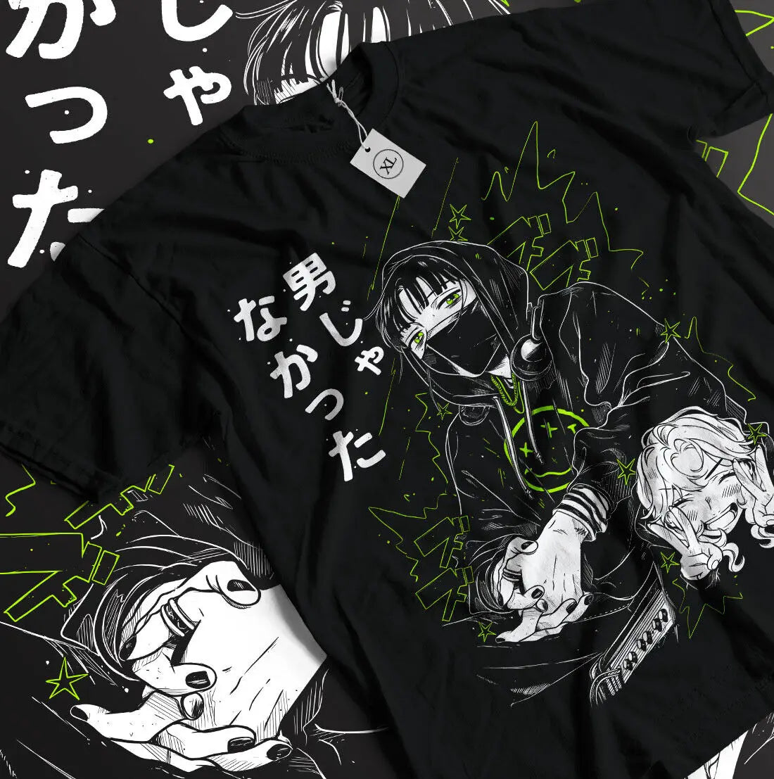 Here at Everythinganimee we have only the best anime merch! Free Global Shipping.
Embrace the mystery and allure of Mitsuki Koga with this stylish T-shirt, inspired by The Guy She Was Interested in Wasn't a Guy at All. This shirt features a striking design that captures Mitsuki’s enigmatic persona, with bold Japanese text and intricate artwork that perfectly complements her unique style.