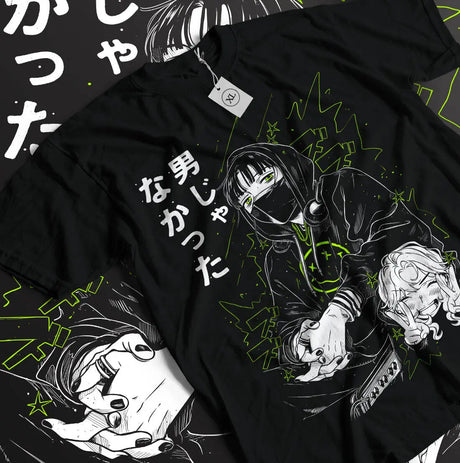 Here at Everythinganimee we have only the best anime merch! Free Global Shipping.
Embrace the mystery and allure of Mitsuki Koga with this stylish T-shirt, inspired by The Guy She Was Interested in Wasn't a Guy at All. This shirt features a striking design that captures Mitsuki’s enigmatic persona, with bold Japanese text and intricate artwork that perfectly complements her unique style.