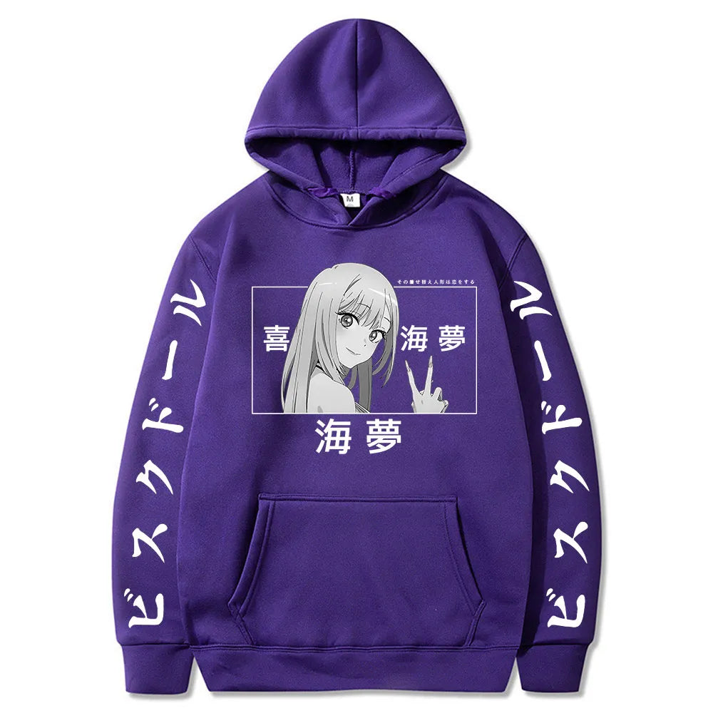 This hoodies captures the magic of Marin. If you're looking for more My Dress-Up Darling merch, we have it all! Check out our anime merch now—free shipping!