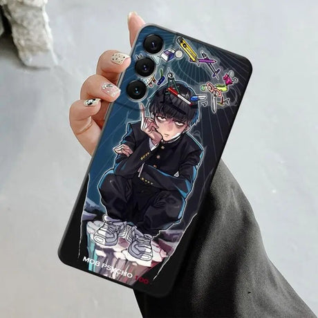 Elevate your phone's style and protection with the Shigeo Phone Case | If you are looking for more Mob Psycho 100 Merch, We have it all! | Check out all our Anime Merch now!