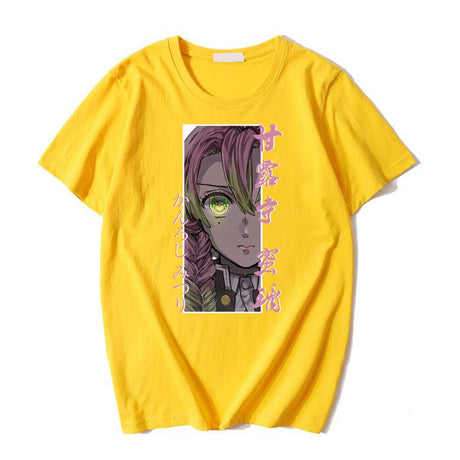 This tee captures the magic of Mitsuri Kanroji. If you're looking for more Demon Slayer merch, we have it all! Check out our anime merch now—free shipping!