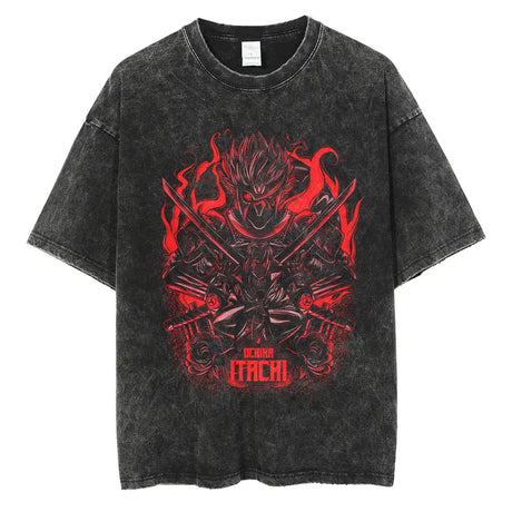 Get in style with our new Itachi Uchiha Legacy Vintage Tee | Here at Everythinganimee we have the worlds best anime merch | Free Global Shipping