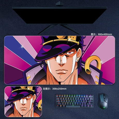 This mousepad captures the magic of JoJo's Bizarre Adventure. Want more merch? We’ve got it all—check out our anime store now with free shipping!