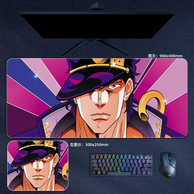This mousepad captures the magic of JoJo's Bizarre Adventure. Want more merch? We’ve got it all—check out our anime store now with free shipping!