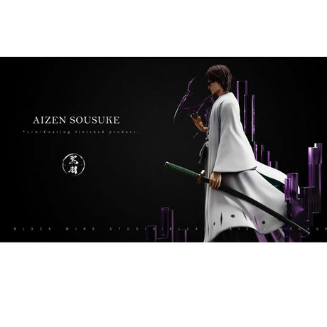 Experience Aizen's figurine, showcasing his serene yet chaotic essence. | If you are looking for more Vocaloid Merch, We have it all! | Check out all our Anime Merch now!