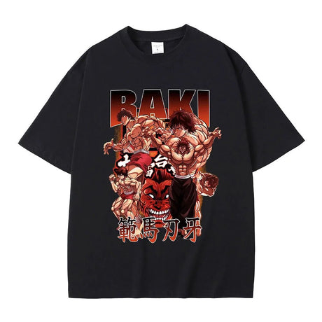 This t-shirt is designed for fans who embrace strength and determination. | If you are looking for more Baki the Grappler Merch, We have it all!| Check out all our Anime Merch now!