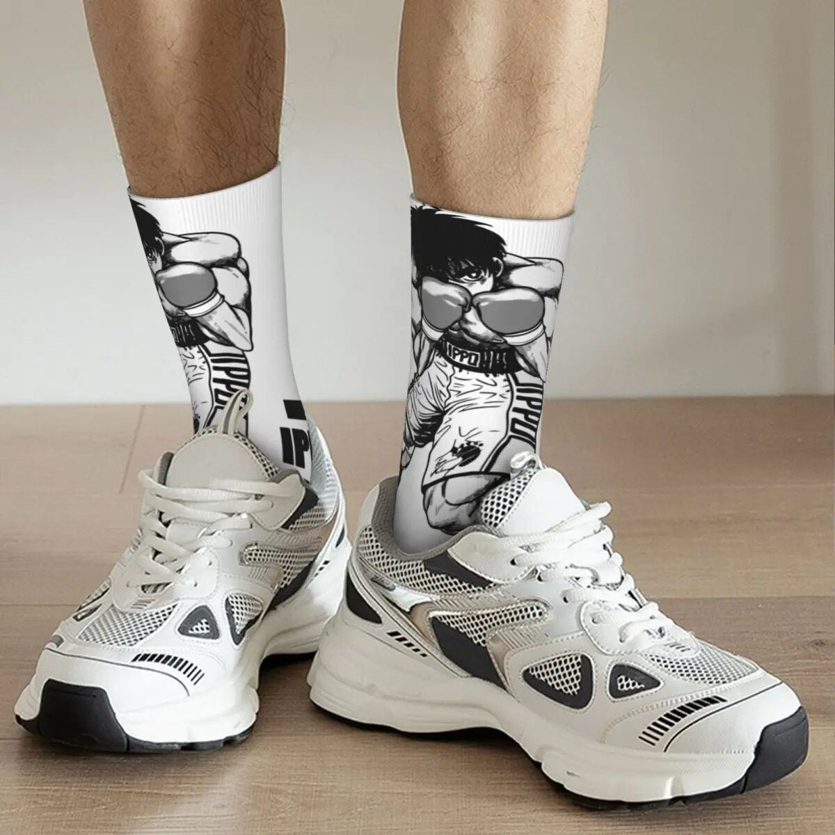 Keep your feet warm in style! These socks capture the essence of Makunouchi. If you are looking for Hajime No Ippo Merch, We have it all! | check out all our Anime Merch now!