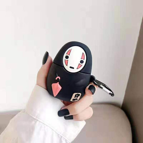 This airpods case captures the magic of No-Face. If you're looking for more Spirited Away merch, we have it all! Check out our anime merch now—free shipping!