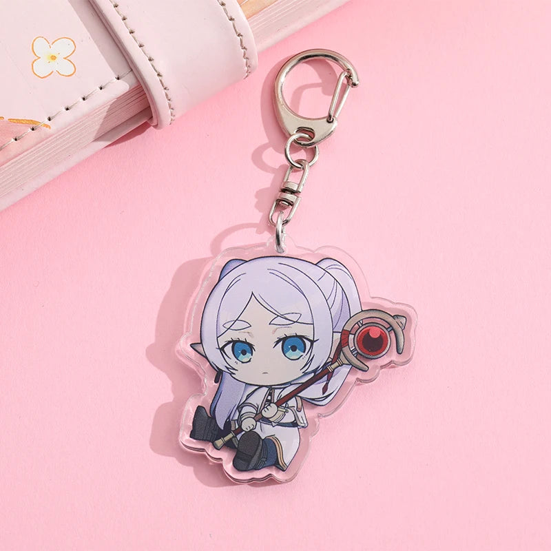 Get the newest and coolest keychains around! Our Frieren: Beyond Journey's End Acrylic Keychains | Here at Everythinganimee we have the worlds best anime merch | Free Global Shipping
