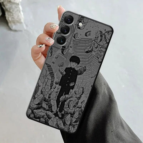 Elevate your phone's style and protection with the Shigeo  Phone Case | If you are looking for more Mob Psycho 100 Merch, We have it all! | Check out all our Anime Merch now!