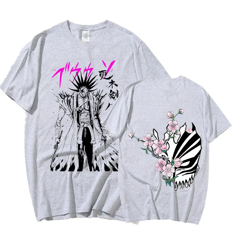 Step into the world of spiritual battles with our Bleach Kenpachi Zaraki T-Shirt If you are looking for more Bleach Merch, We have it all!| Check out all our Anime Merch now!