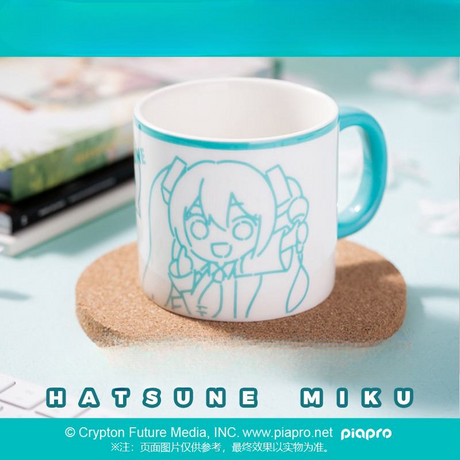 Moeyu Anime Mug Miku Tea Cup Cartoon Ceramic Coffee Mugs Cute Milk Beer Juice Cups Drinkware Japanese Vocaloid Cosplay