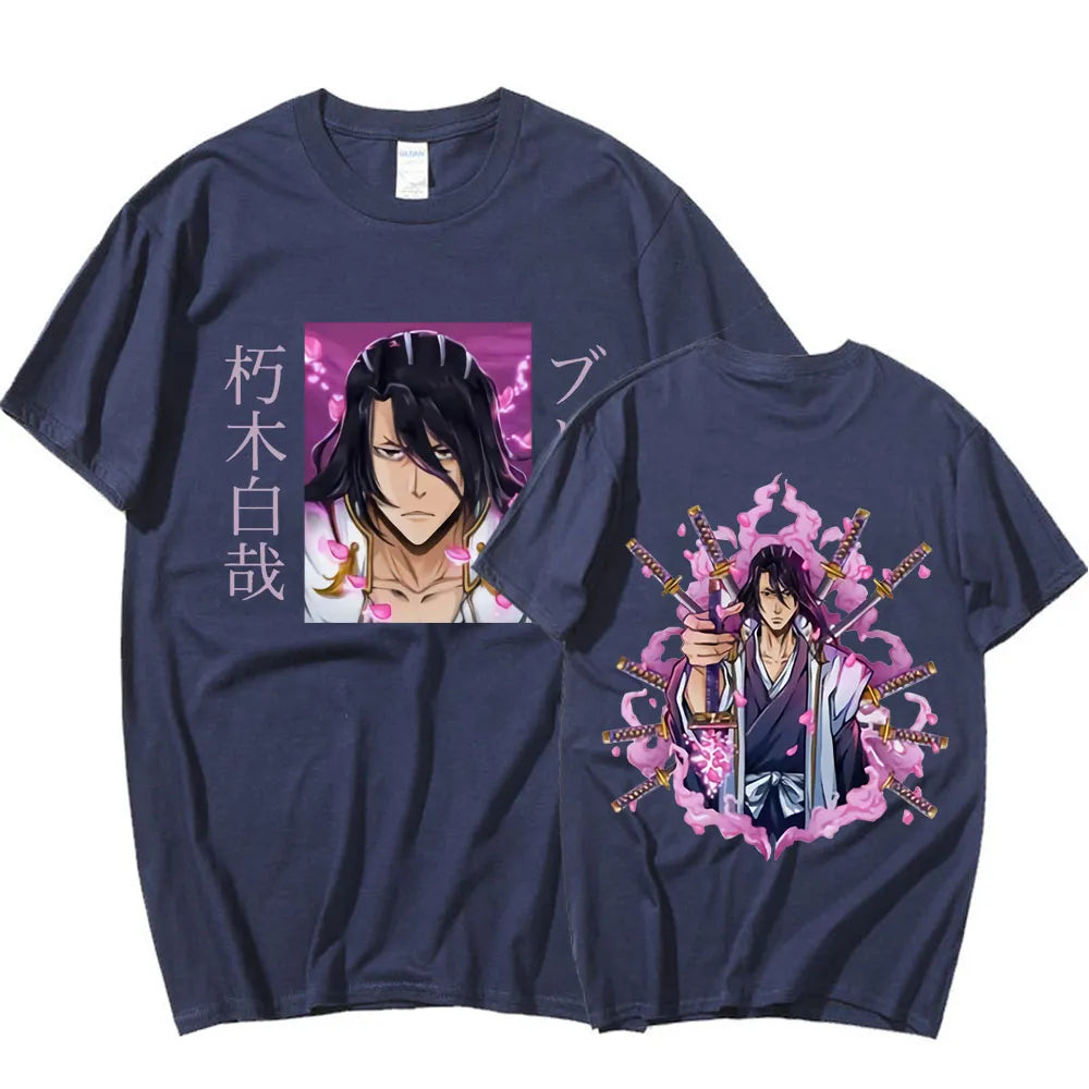 Enter the world of Soul Reapers with our Bleach Byakuya Kuchiki T-Shirt, If you are looking for more Bleach  Merch, We have it all!| Check out all our Anime Merch now!