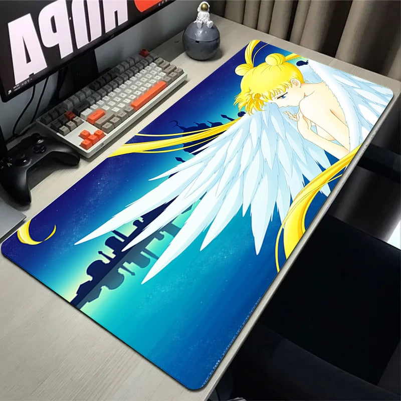This mouse pad captures the magic of Sailor Moon. If you're looking for more Sailor Moon merch, we have it all! Check out our anime merch now—free shipping!