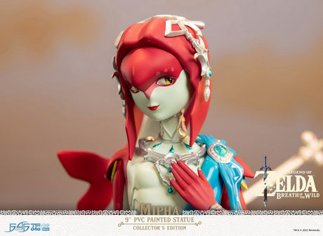 This figurine portraits Mipha stands poised with her signature Light Scale Trident.  If you are looking for more The Legend of Zelda Merch, We have it all! | Check out all our Anime Merch now!