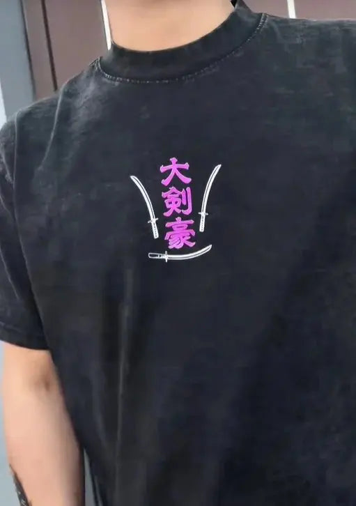 This tee captures the magic of Roronoa Zoro. If you're looking for more One Piece merch,we have it all! Check out our anime merch now—free shipping!