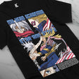 Here at Everythinganimee we have the best anime shirts in the world.
Embrace the intense showdown of Star and Stripe with this epic tee. Showcasing the fearless hero against a formidable opponent, this shirt captures a dynamic and thrilling scene from the My Hero Academia universe.