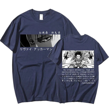 Become a beast on the battlefield with our Attack on Titan Levi Shirt | If you are looking for more Attack on Titan Merch, We have it all! | Check out all our Anime Merch now!
