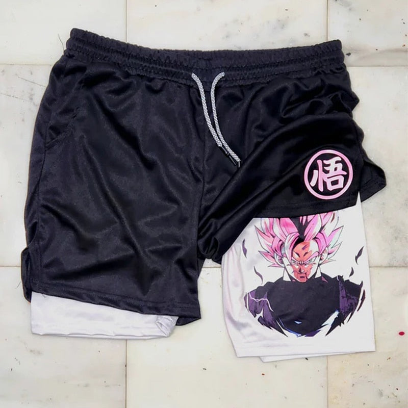 Dragon Ball Z 2 in 1 Sports Shorts