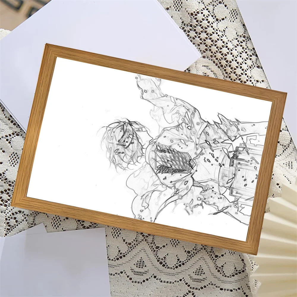 This lightbox captures the Attack on Titan. If you're looking for more Attack on Titan merch, we have it all! Check out our anime merch now—free shipping!