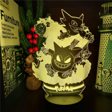 This nightlight captures the magic of Gengar. If you're looking for more Pokemon merch, we have it all! Check out our anime merch now—free shipping!