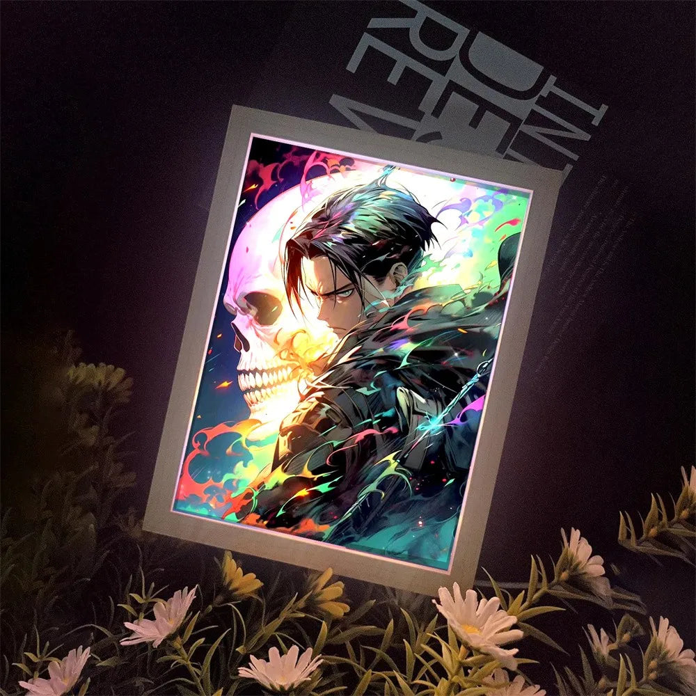 This lightbox captures the Attack on Titan. If you're looking for more Attack on Titan merch, we have it all! Check out our anime merch now—free shipping!