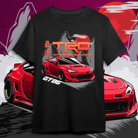 Here at Everythinganimee we have the best anime shirts in the world.
Rev up your style with this sleek GT86 TRD Speed Tee! Featuring a dynamic design of the iconic Toyota GT86, this shirt brings the thrill of the race track to your wardrobe.