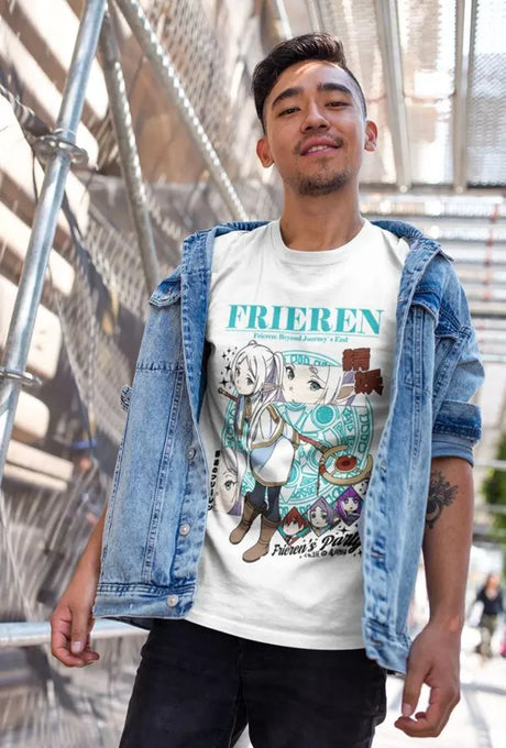 This tee captures the magic of Frieren. If you're looking for more Frieren Beyond Journey’s merch, we have it all! Check out our anime merch now—free shipping!