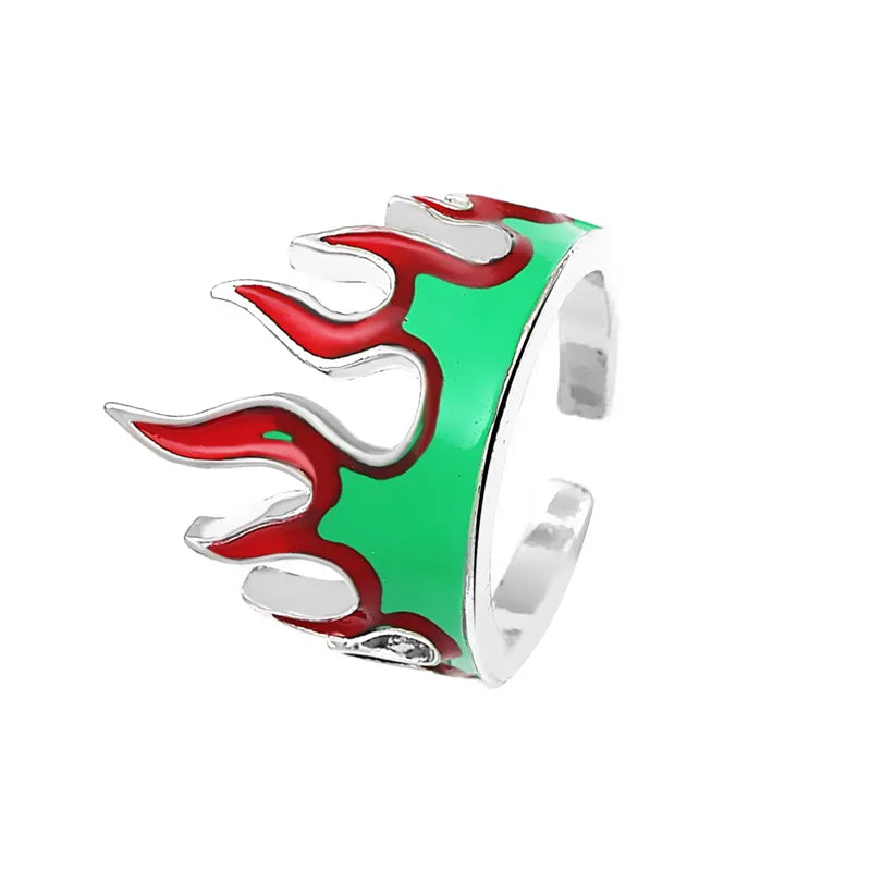 The intricate details on the rings capture the essence of Kyojuro Rengoku's. If you are looking for more Demon Slayer Merch, We have it all! | Check out all our Anime Merch now!