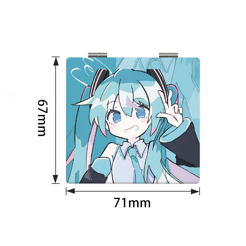 Hatsune Miku Portable Folding Makeup Mirror