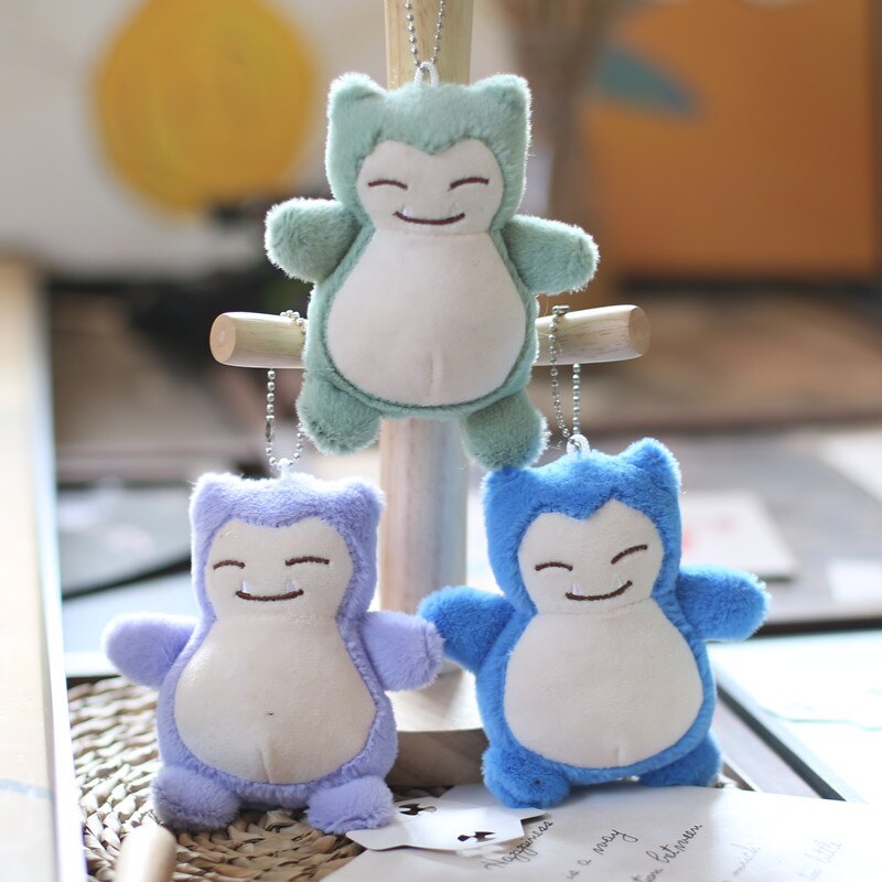 Adorable Pokémon Snorlax Plush Keychains