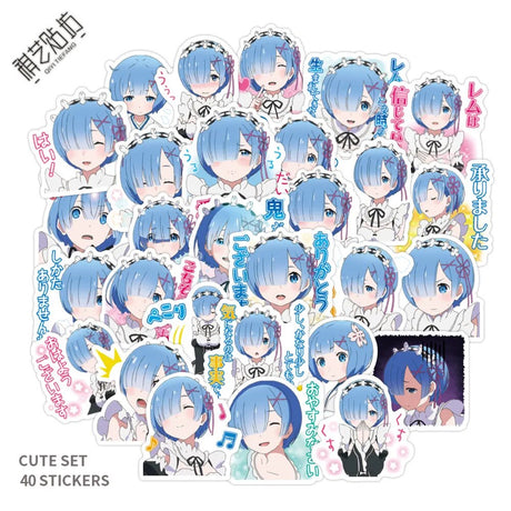 This stickers captures the magic of Re Zero. If you're looking for more Re Zero merch, we have it all! Check out our anime merch now—free shipping!